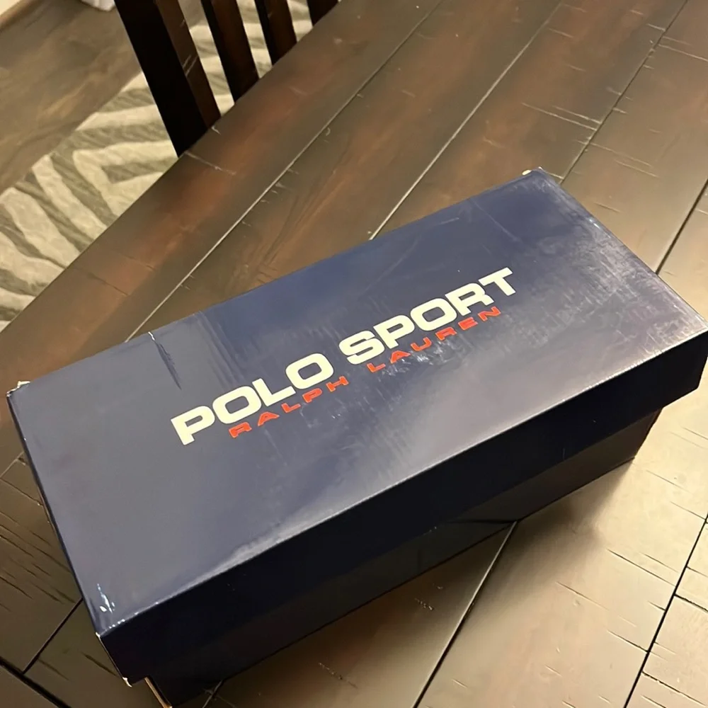 Polo Sport Ralph Lauren EVA Slides Sandals Shoes new Flip Flops red Mens Size 11
